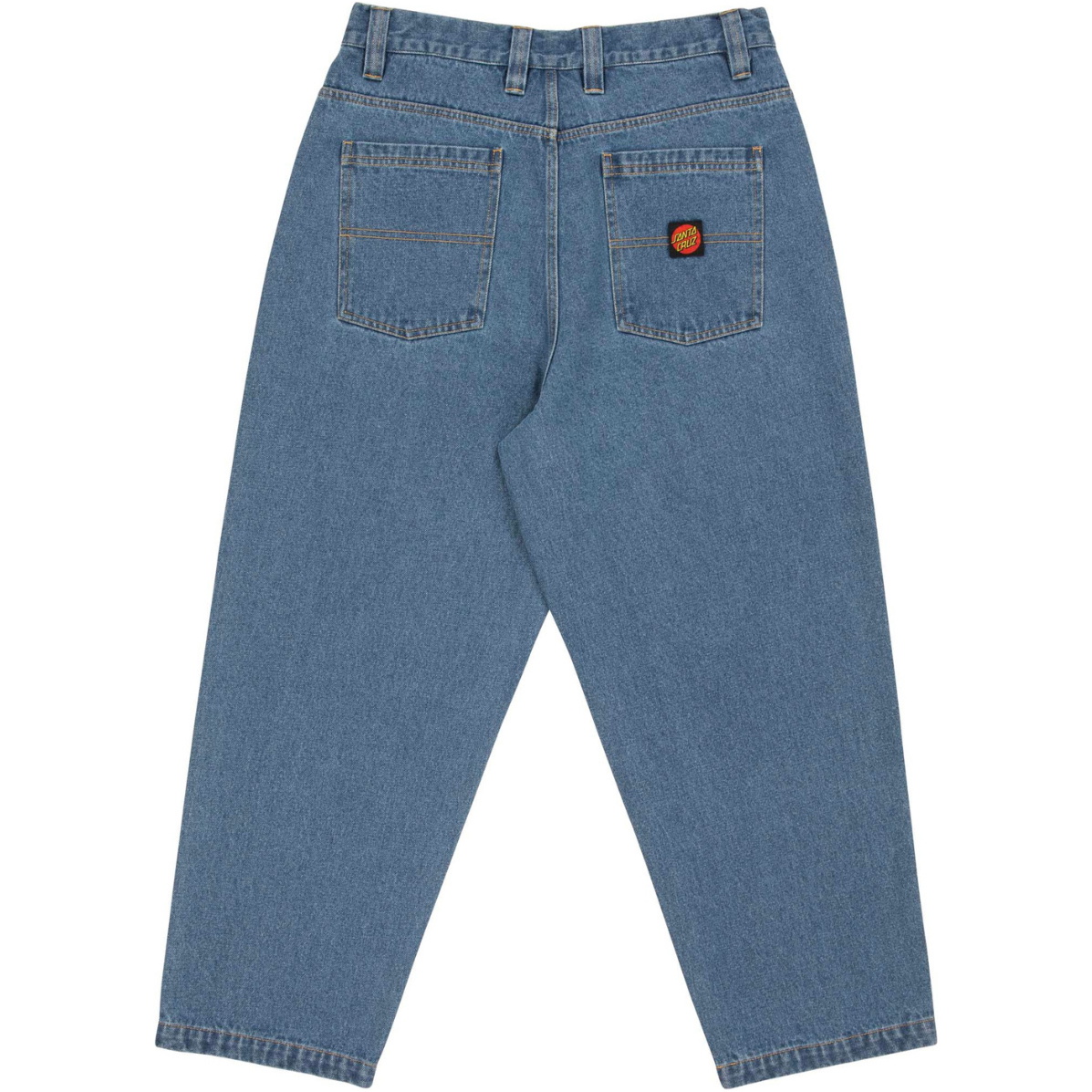 2026 Santa Cruz Mens Big Denim Pants SCA-PNT-1521 - Mid Blue